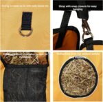 Majestic Ally 1200 D Hay Feeder Tote Bag for Horses, Sheep with Reflective Trim- Reduces Waste - Comes with 36” Hay Net. (Royal Blue) - Image 5