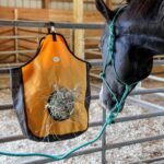 Majestic Ally 1200 D Hay Feeder Tote Bag for Horses, Sheep with Reflective Trim- Reduces Waste - Comes with 36” Hay Net. (Royal Blue) - Image 7