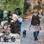 Modoker Dog Travel Bag, Airline Approved Backpack for Pet Accessories Organizer, Tote Weekend Bag with 2 Dog Food Storage Containers, 2 Collapsible Dog Bowls, 1 Pet Mat, Black - Image 7