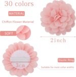 Yxiang Dog Collar Flowers Bulk Pet Flower Bow Ties Multi-Color Dog Charms Flower for Cat Puppy Dog Collar Grooming Accessories - Image 4