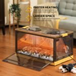 TURBRO 157 L Pet Incubator for Puppies and Kittens, Temperature and Humidity Control with Thermostat, Ventilation System, 2 LED Panels, 3 Fan Speeds, All Accessories Included - Image 5