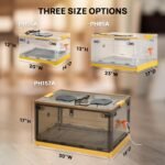 TURBRO 157 L Pet Incubator for Puppies and Kittens, Temperature and Humidity Control with Thermostat, Ventilation System, 2 LED Panels, 3 Fan Speeds, All Accessories Included - Image 7