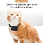 Cat Camera Collar, HD 1080P Dog Collar Camera, 120° Wide Angle Lens, Mini Body Camera Action Camera for Dogs Cats Present Indoor Outdoor, OTG Support (Black) - Image 4