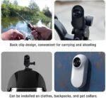 Cat Camera Collar, HD 1080P Dog Collar Camera, 120° Wide Angle Lens, Mini Body Camera Action Camera for Dogs Cats Present Indoor Outdoor, OTG Support (Black) - Image 8