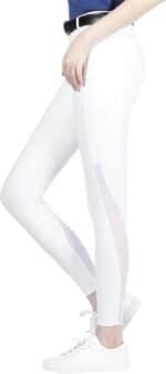 Harrison Howard Women's Full Seat Riding Tights Active Silicon Grip with Mesh Horse Riding Pants for Women - Image 3