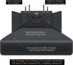 Alfheim Car Boot Liner Protector - Nonslip Waterproof Pet Dog Back Seat Cover - Durable Washable Cargo Cover Mat Travel, Universal for Medium Small Car Truck SUV (Grey) - Image 4