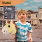 WALIKI Stick Horse Toy for Boys and Girls | Fun Cowboy & Cowgirl Pretend Play | Cool Toys for Kids Ages 3 4 5 6 | Birthday Gift for Active Toddlers (Vainilla) - Image 5