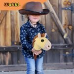 WALIKI Stick Horse Toy for Boys and Girls | Fun Cowboy & Cowgirl Pretend Play | Cool Toys for Kids Ages 3 4 5 6 | Birthday Gift for Active Toddlers (Vainilla) - Image 7