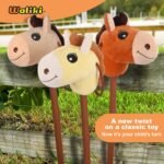 WALIKI Stick Horse Toy for Boys and Girls | Fun Cowboy & Cowgirl Pretend Play | Cool Toys for Kids Ages 3 4 5 6 | Birthday Gift for Active Toddlers (Vainilla) - Image 8