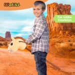 WALIKI Stick Horse Toy for Boys and Girls | Fun Cowboy & Cowgirl Pretend Play | Cool Toys for Kids Ages 3 4 5 6 | Birthday Gift for Active Toddlers (Vainilla) - Image 10