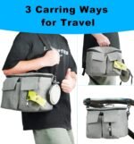 Dog Travel Bag, Dog Camping Essentials Traveling Accessories, Dog Mom Gifts, Dog Supplies Food Container Organizer for Pet Stroller, Pet Hiking Gear Stuff Puppy Doggy Tote Bag - Image 6