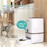 Automatic Pet Feeder with Camera, 6L App Control Smart Feeder Cat Dog Food Dispenser, 2-Way Audio, Voice Remind, Video Record, 6 Meals a Day for Medium Large Cats Dogs, Compatible with Alexa - Image 8