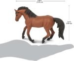 Safari Ltd. Morgan Mare Figurine - Lifelike 6" Horse Figure - Educational Toy for Boys, Girls, and Kids Ages 3+ - Image 4