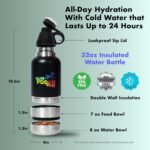 2025 New 9-in-1 Dog Water Bottle w/Stainless Steel Water & Food Bowls, Portable Dog Water Bottle, Dog Travel Accessories Included - Leash, Collar, Teething Toy, Carrier Bag - All-in-Kit for Hiking - Image 4