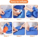 Dog Herding Ball for Dogs & Puppies, Play Ball Toy for Horse, Herding Ball for Cattle Dog, Herding Ball for Australian Shepherd, Dog Toy Ball | Oxford Fabric Cover, Pump, Patch Repair Kit (22inch) - Image 6