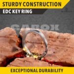 GABOX Medical-Grade 316L Stainless Steel Key Ring Ideal for Marine Enthusiast Pet Accessories Dog Tag Car DIY Handmade Craft - Image 7