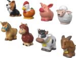 Fisher-Price Little People Toddler Toys Farm Animal Friends 8-Piece Figure Set for Pretend Play Ages 1+ Years - Image 4