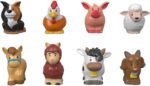 Fisher-Price Little People Toddler Toys Farm Animal Friends 8-Piece Figure Set for Pretend Play Ages 1+ Years - Image 5