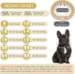 Cuban Link Silver Dog Chain Collar Design Secure Buckle Crystal Necklace Silver Dog Metal Jewelry Accessories for Small Medium Large Pet Male Dogs (20inch) - Image 6