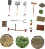 Alasum 13pcs Farm Tool Scene Decoration Plants Barn Miniature Garden Accessories Mini Farm Tool Micro Tool Miniature Stuff Mini Shovel Indoor Plant Mini Food Plastic - Image 6
