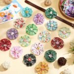 Sweetude 100 Pcs Spring Dog Collar Flowers Charms Bulk Pet Flower Collar Bow Ties Holiday Dog Accessories Grooming Supplies Puppy Bows Slides Attachment for Small Medium Large Dogs Cat - Image 7