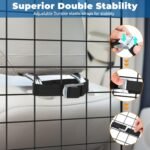 OUSHENG Car Dog Barrier for SUV, Adjustable Pet Divider Gate for Trunk Cargo Area, Universal-Fit Back Seat Heavy-Duty Wire Mesh Dogs Separator Guard Net, Vehicles Safety Travel Accessories - Image 6