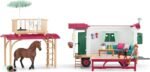 Schleich Horse Club, Horse Toys for Girls and Boys, Camping Trip with Camper Playset - Image 4