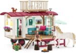 Schleich Horse Club, Horse Toys for Girls and Boys, Camping Trip with Camper Playset - Image 7