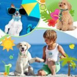 120 Pcs Summer Theme Dog Bow Tie Collar Set Includes 60 Fruit Bow Ties for Dogs Dog Grooming Bowtie 30 Dog Neckties 30 Large Bow Tie Collar PET Holiday Accessories for Dog Cat - Image 4