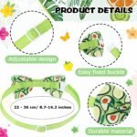 120 Pcs Summer Theme Dog Bow Tie Collar Set Includes 60 Fruit Bow Ties for Dogs Dog Grooming Bowtie 30 Dog Neckties 30 Large Bow Tie Collar PET Holiday Accessories for Dog Cat - Image 5