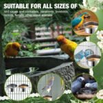 Sabary 6 Pieces Stainless Steel Pet Feeder Water Bowl 10 oz Bird Parrot Feeders Water Cage Bowls with Holder Bird Feeding Dish Cups for Bird Parrot Cockatiel Small Animal - Image 7