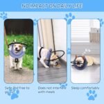 Blind Dog Harness, Lightweight Collar for Dogs&Cats, Adjustable Guiding Device Protects Pets from Collision, Builds Confidence, Blind Dog Accessories, Small Dogs, Purple (Neck: 7.1"-10.2") - Image 3