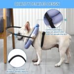 Blind Dog Harness, Lightweight Collar for Dogs&Cats, Adjustable Guiding Device Protects Pets from Collision, Builds Confidence, Blind Dog Accessories, Small Dogs, Purple (Neck: 7.1"-10.2") - Image 7
