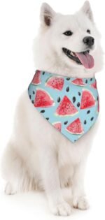 Summer Watermelon Blue Fruit Dog Bandana Scarf Triangle Bibs Pet Accessories Cat Kerchief - Image 5