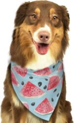 Summer Watermelon Blue Fruit Dog Bandana Scarf Triangle Bibs Pet Accessories Cat Kerchief - Image 8