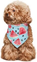 Summer Watermelon Blue Fruit Dog Bandana Scarf Triangle Bibs Pet Accessories Cat Kerchief - Image 9
