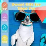 100 Pcs Sublimation Blank Dog Bandanas Heat Transfer Washable Triangle Dog Scarf DIY Sublimation PET Bandana Dog Bib Kerchief Puppy Accessories for Dogs Cat, White (30.71 x 21.65 Inch) - Image 4