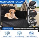 Cargo Liner for Dogs Compatible with Toyota Land Cruiser Prado 150 2010-2023, Pet Dog Trunk Cargo Liner, Waterproof Anti-Dirty Pet Cargo Cover Dog Seat Mat, with Bumper Flap Protector - Image 4