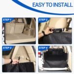 Cargo Liner for Dogs Compatible with Toyota Land Cruiser Prado 150 2010-2023, Pet Dog Trunk Cargo Liner, Waterproof Anti-Dirty Pet Cargo Cover Dog Seat Mat, with Bumper Flap Protector - Image 7