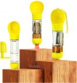 Dog Water Bottle Portable – Leak Proof and Lightweight Water Bottle for Dogs– Travel Water Bottle with Bowl–Dog Walking Accessories,Water Dispenser with Food Container & Poop Bag, YELLOW - Image 9