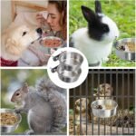 2Pcs Small Bird Bowls for Cage Stainless Steel, Parakeet Feeding Dish Cups with Clamp Holder, Hanging Hamster Foraging Food & Water Bowl for Parrot Cockatiel Budgies Bunny Hedgehog (2 Packs, S) - Image 5