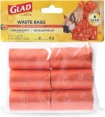 Glad for Pets Large Dog Waste Bags, Scented, Tear-Resistant, 6 Rolls | Heavy Duty Dog Poop Bags for Fast and Easy Dog Waste Cleanup | 6 Rolls Waste Bags, 90 Bags Total - Image 4