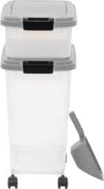 Amazon Basics 3-Piece Airtight Dog Food Storage Container Combo with Scoop, 33 QT + 12 QT - Image 6