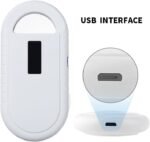Pet Microchip Scanner, Handheld Animal Microchip Scanner, Rechargeable Portable Microchip Reader, Supports ISO 11784/11785, FDX-B and EMID for Dogs/Pets/Cats/Pigs/Animals (White) - Image 6