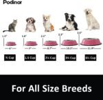 Stainless Steel Dog Bowls, Food and Water Non Slip Anti Skid Stackable Pet Puppy Dishes for Small, Medium and Large Dogs (2 Pack) - Image 4