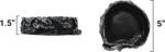 Pangea Medium Rock Food & Water Bowl Black - Image 3