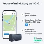 Tractive GPS Tracker & Health Monitoring for Cats (6.5 lbs+) - Market Leading Pet GPS Location Tracker | Wellness & Escape Alerts | Waterproof | Works with Any Collar (Dark Blue) - Image 9