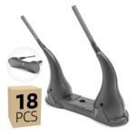 18PCS Double Hay Rake Teeth 190, Heavy Duty Replacement Twin Hay Rake Tines Rubber Mounted Tedder Baler Pickup Wheel Tine Tooth Parts Fit John Deere Darf Farmland Circle C New Idea H&S Morrill Pequea - Image 2