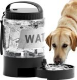 98oz Travel Water Bowl for Dogs, Dog Travel Water Bottle, Dog Water Bowl Dispenser Portable, Dog Camping Essentials for Outdoor, Upgraded Large Pet Water Bottle, Travel Dog Water Bowl, Bpa Free - Image 2