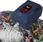 AQQA Aquarium Air Pump,AC/DC Battery Air Pump for Pond Fish Tank,9 Gear Adjustable Air Volume,IPX6 Waterproof Rechargeable Bubbler Aerator for Outdoor Fishing Breed Aquatics (20W) - Image 2